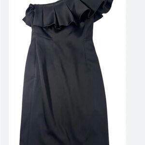 NWT Juniors Elegant Black Off-Shoulder Dress